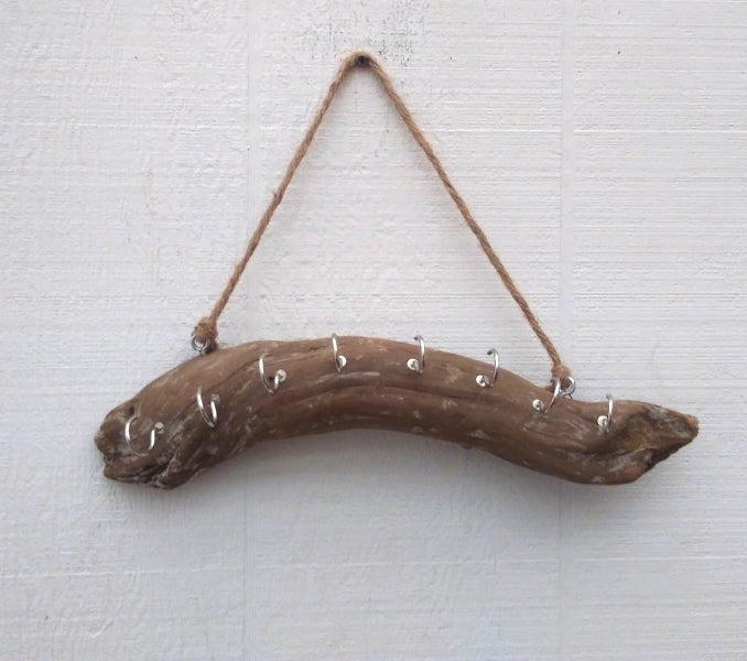 Necklace Organizer Display Driftwood Key Hook