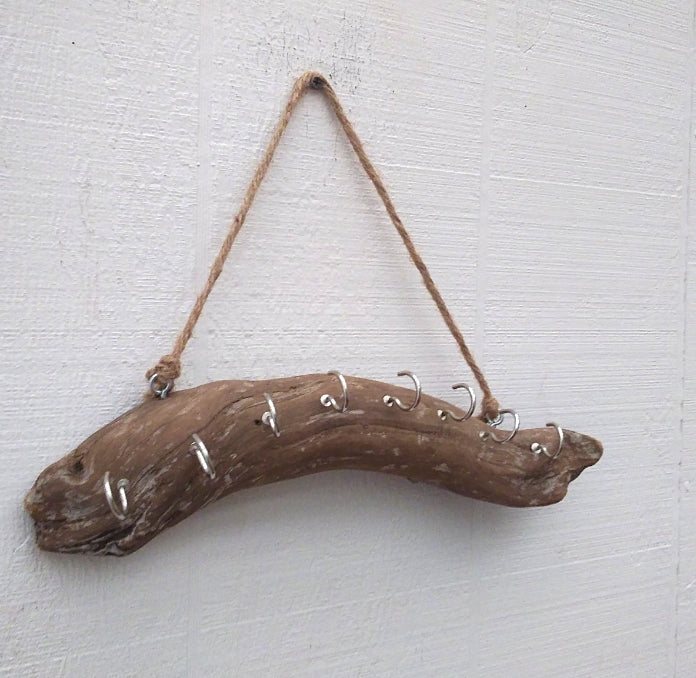 Necklace Organizer Display Driftwood Key Hook