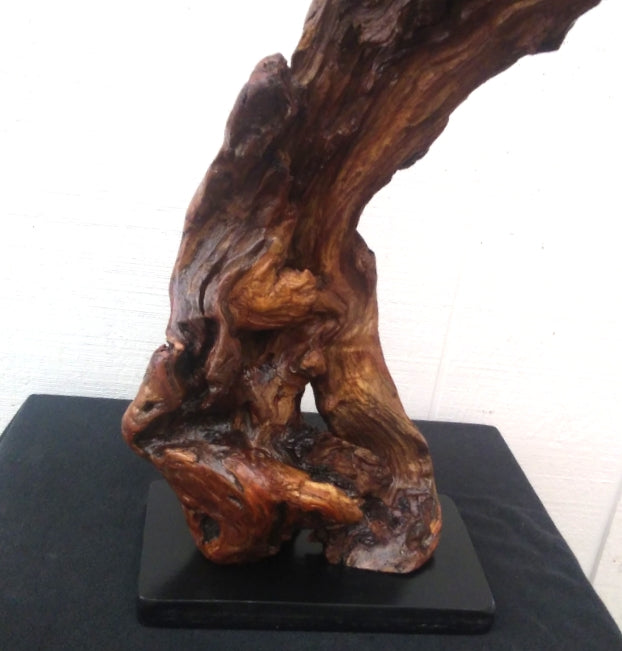 Driftwood Abstract Floor Sculpture Rustic Lodge Decor