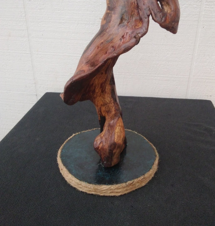 Driftwood Decor Mantel Sculpture Beach Themed Art