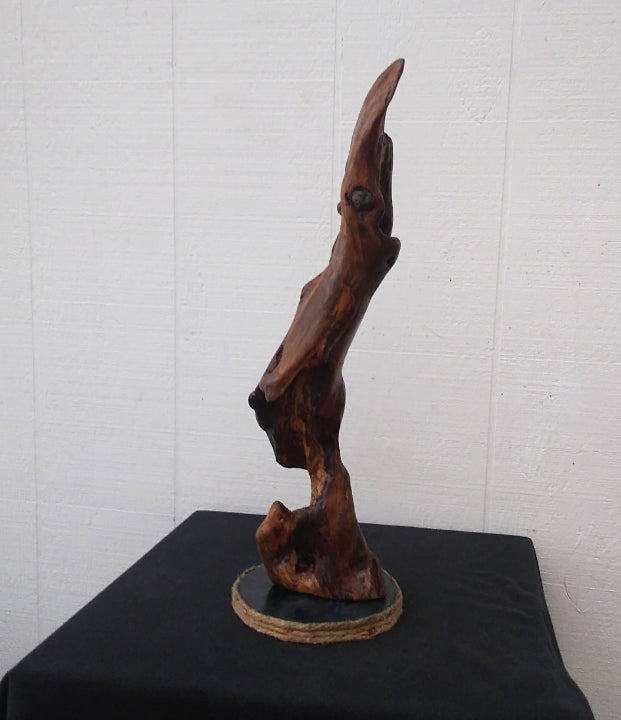 Driftwood Decor Mantel Sculpture Beach Themed Art