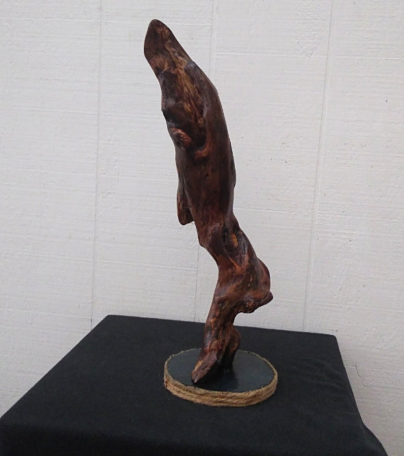 Driftwood Decor Mantel Sculpture Beach Themed Art