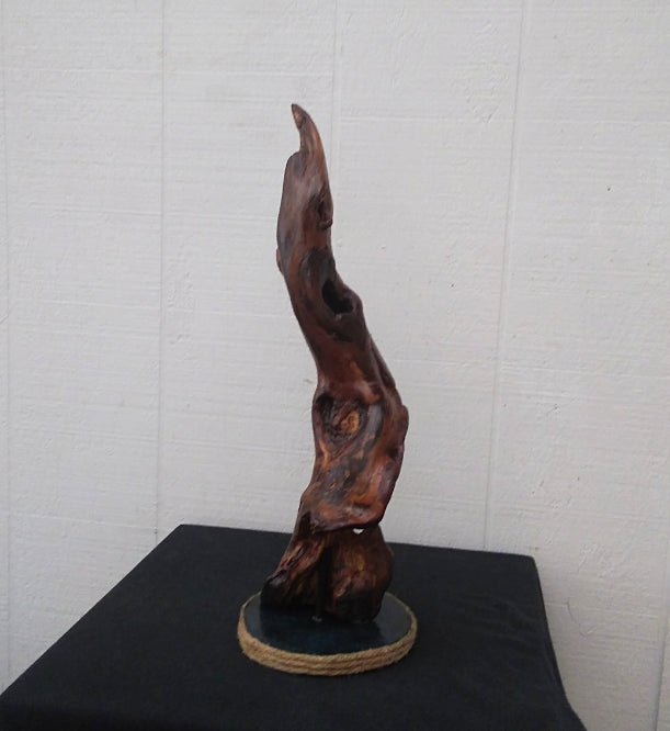 Driftwood Decor Mantel Sculpture Beach Themed Art