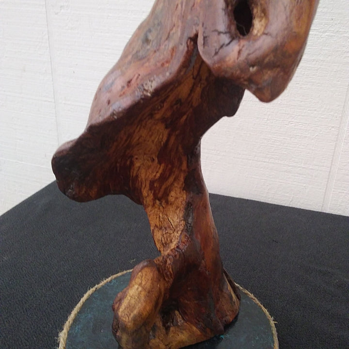 Driftwood Decor Mantel Sculpture Beach Themed Art