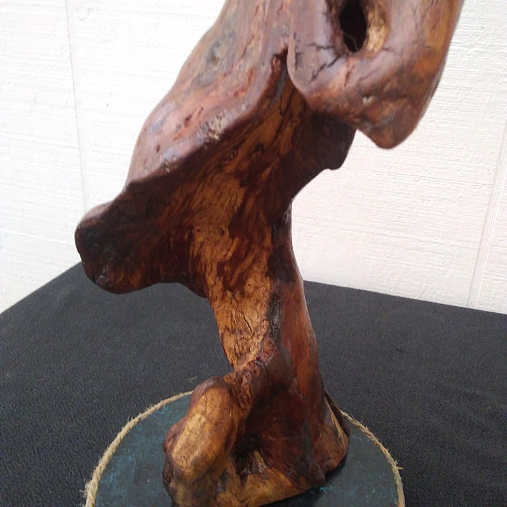 Driftwood Decor Mantel Sculpture Beach Themed Art