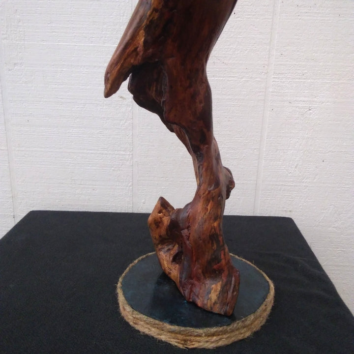 Driftwood Decor Mantel Sculpture Beach Themed Art