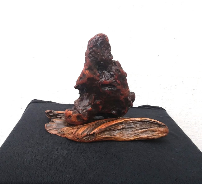 Rustic Mantel Sculpture Driftwood Decor