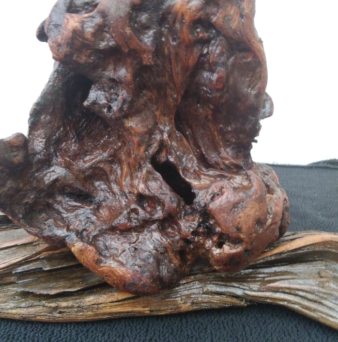 Rustic Mantel Sculpture Driftwood Decor