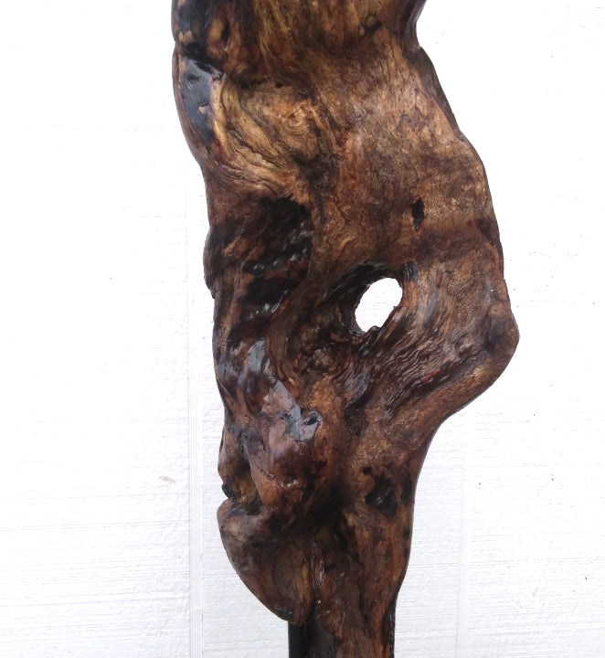 Rustic Driftwood Art Floor Sculpture Abstract Wood Sculpture
