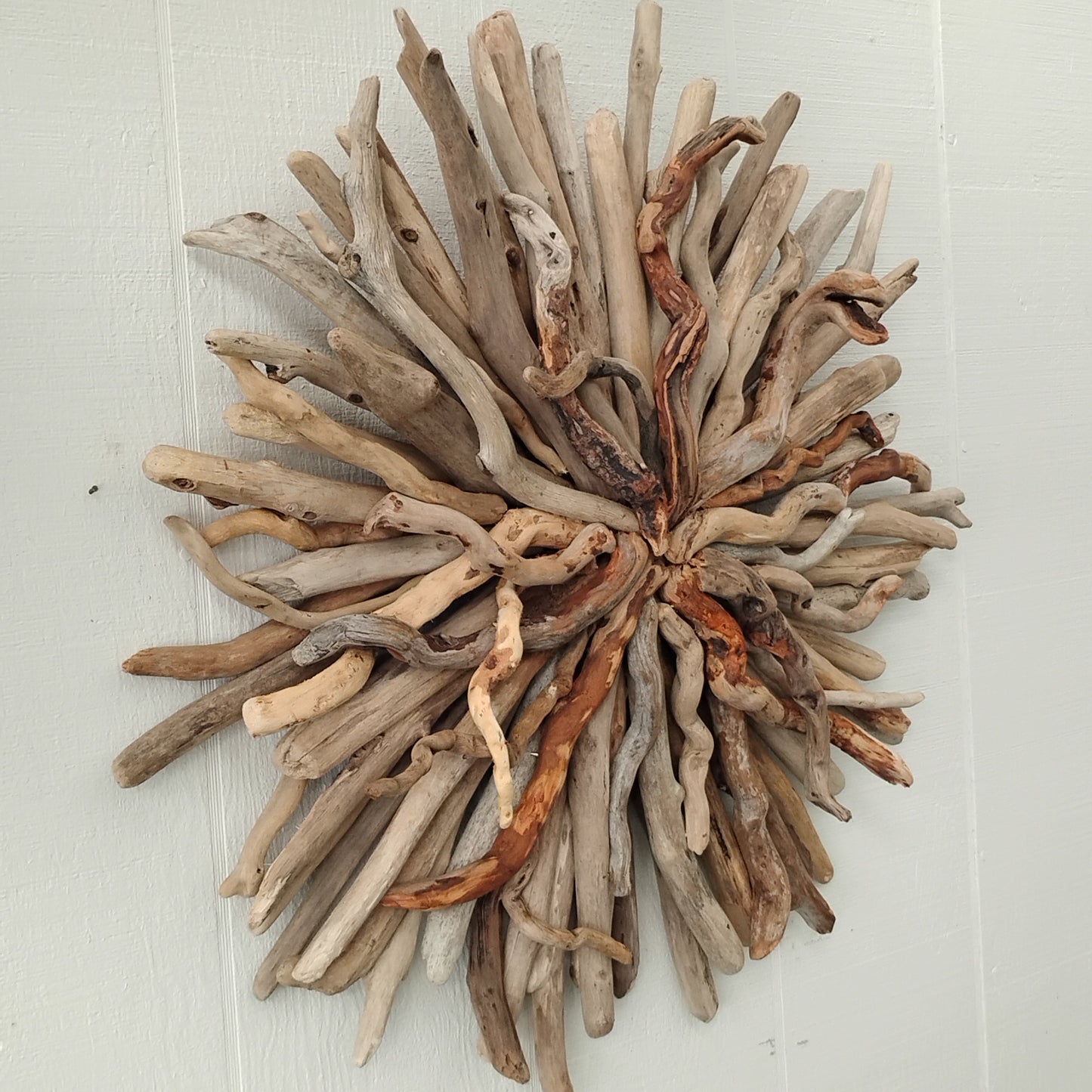 Driftwood Starburst Round Driftwood Wall Hanging