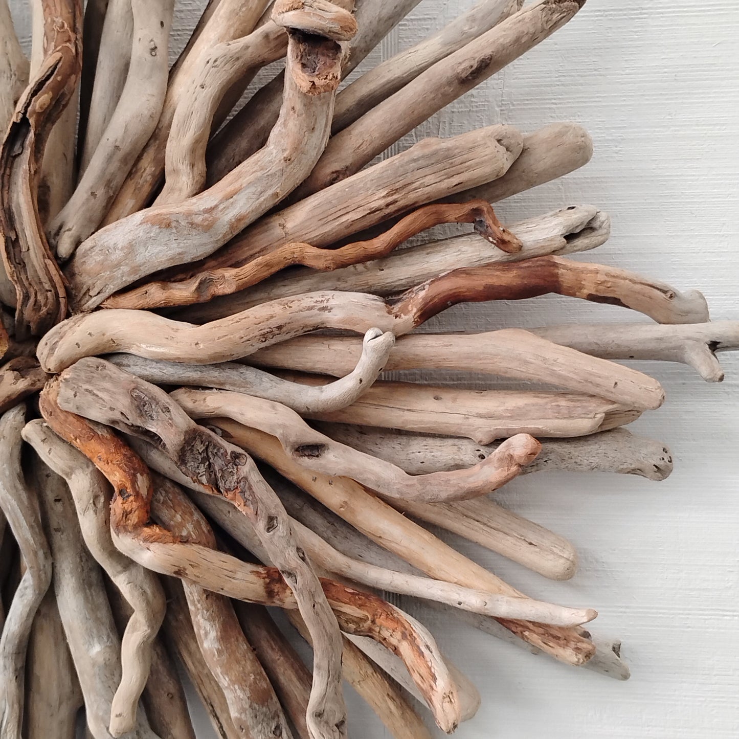 Driftwood Starburst Round Driftwood Wall Hanging