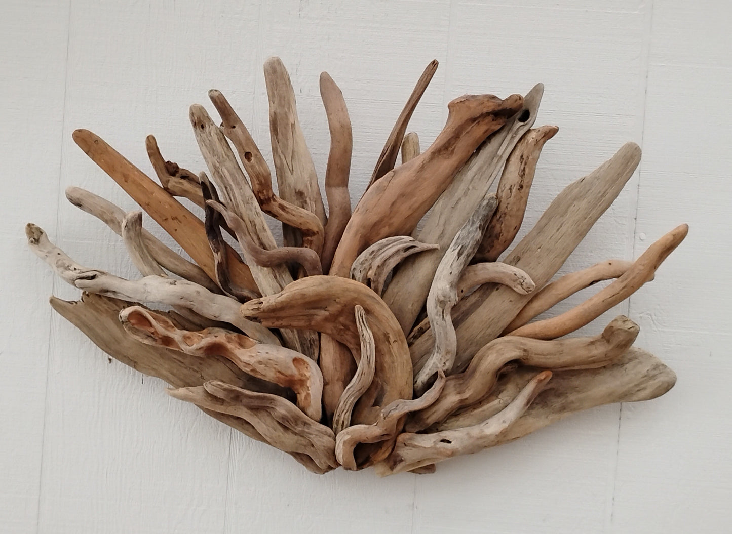 Driftwood Art Sculpture Fireplace Mantel Decor