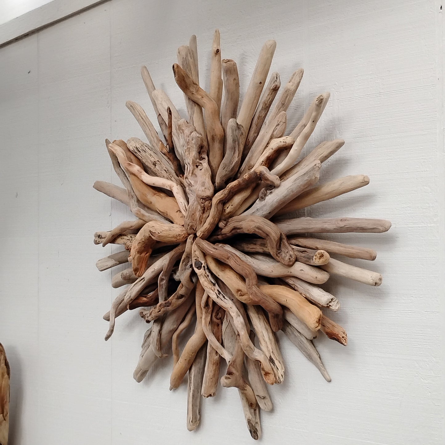 Driftwood Starburst Round Driftwood Wall Hanging