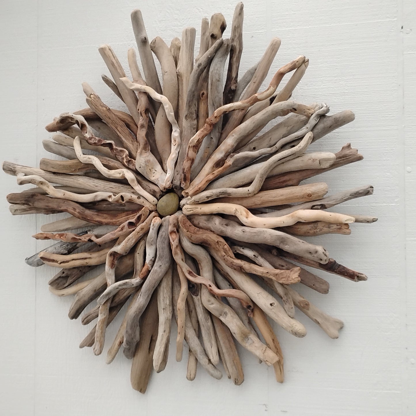 Driftwood Art Round Wall Sculpture
