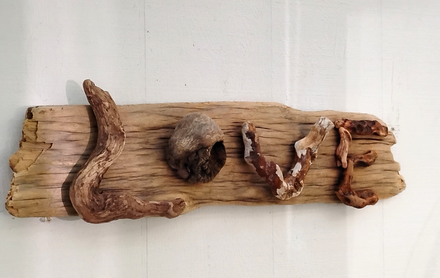 Inspirational Sign Rustic Wood LOVE Sign Driftwood Wall Art