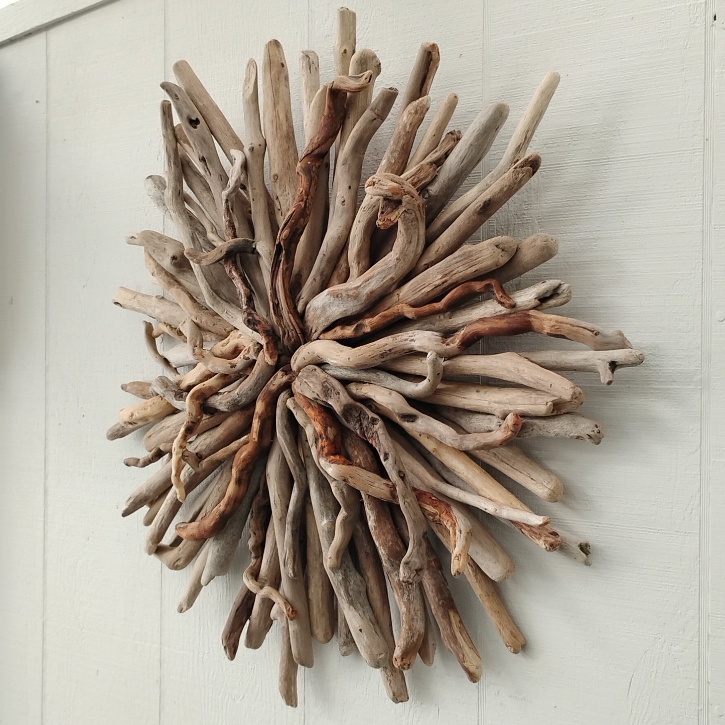 Driftwood Starburst Round Driftwood Wall Hanging
