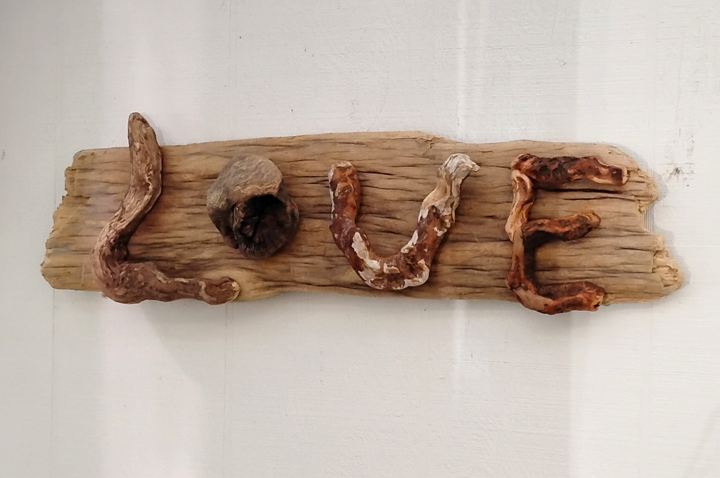 Inspirational Sign Rustic Wood LOVE Sign Driftwood Wall Art