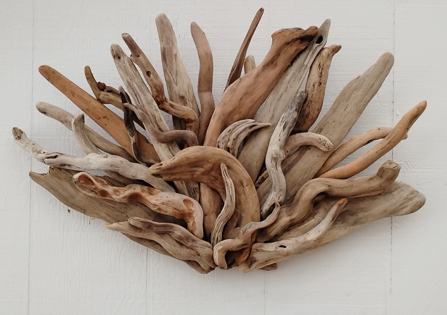 Driftwood Art Sculpture Fireplace Mantel Decor
