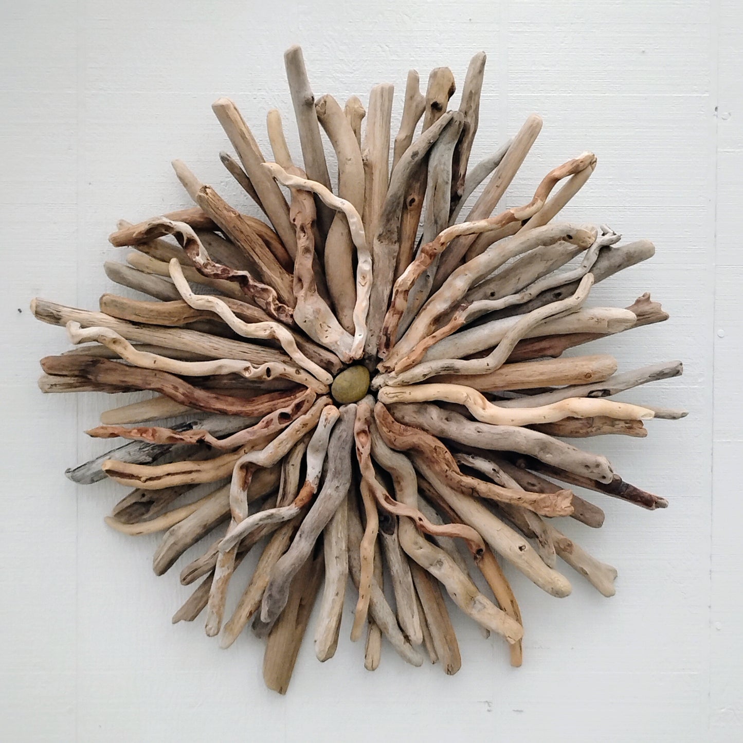 Driftwood Art Round Wall Sculpture