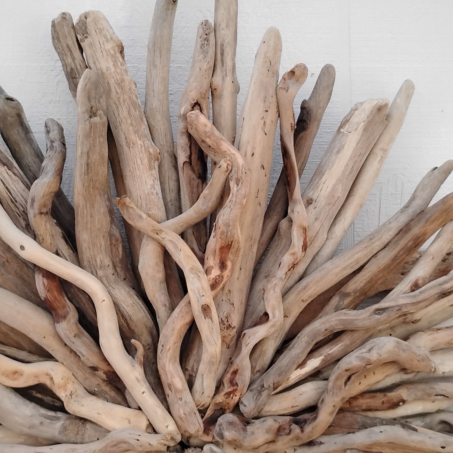 Natural Driftwood Art Starburst Wall Hanging