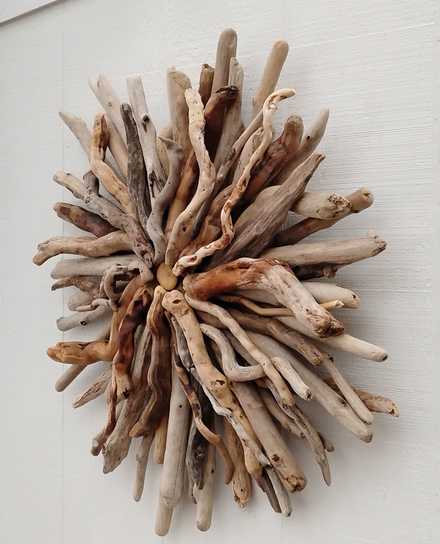 Driftwood Art Round Wall Sculpture