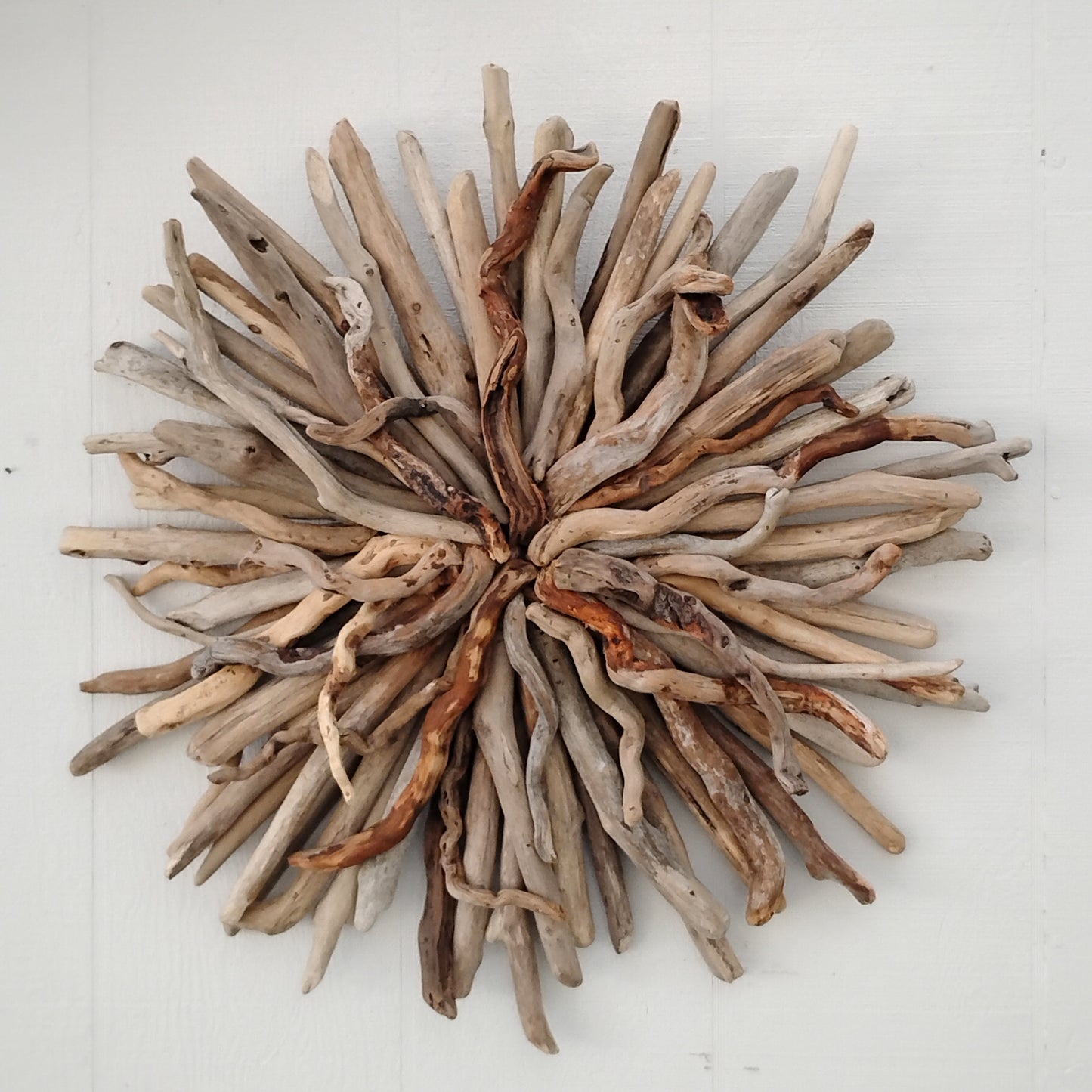 Driftwood Starburst Round Driftwood Wall Hanging