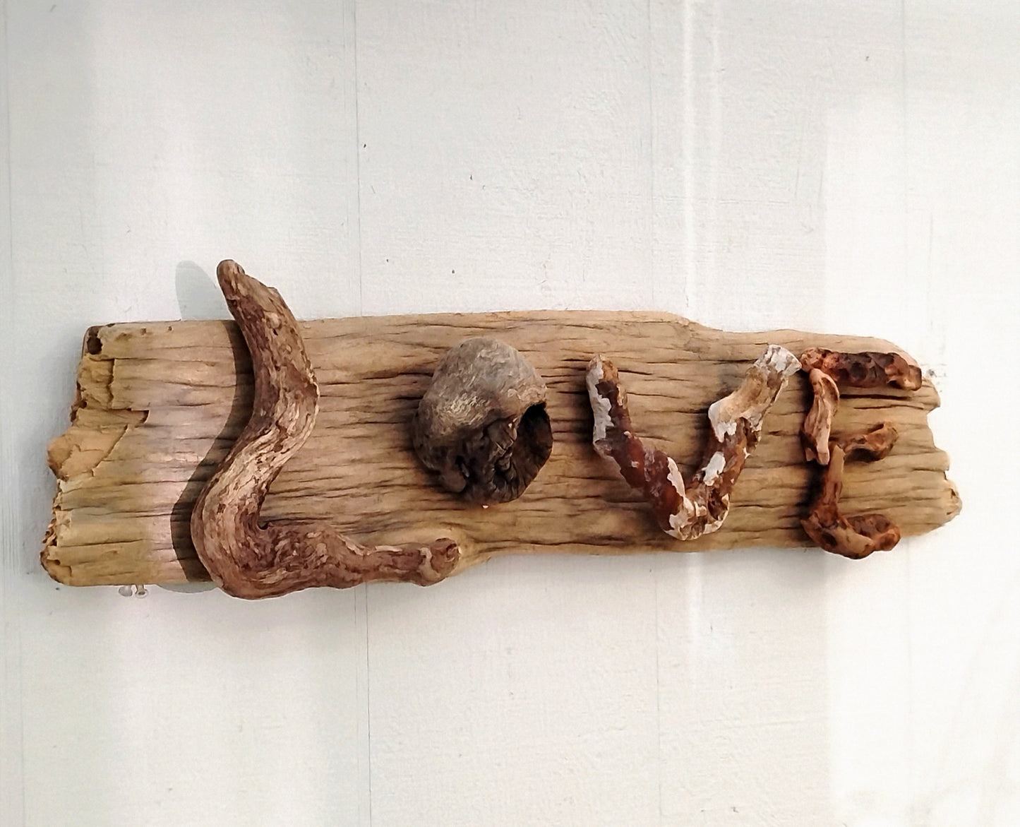 Inspirational Sign Rustic Wood LOVE Sign Driftwood Wall Art
