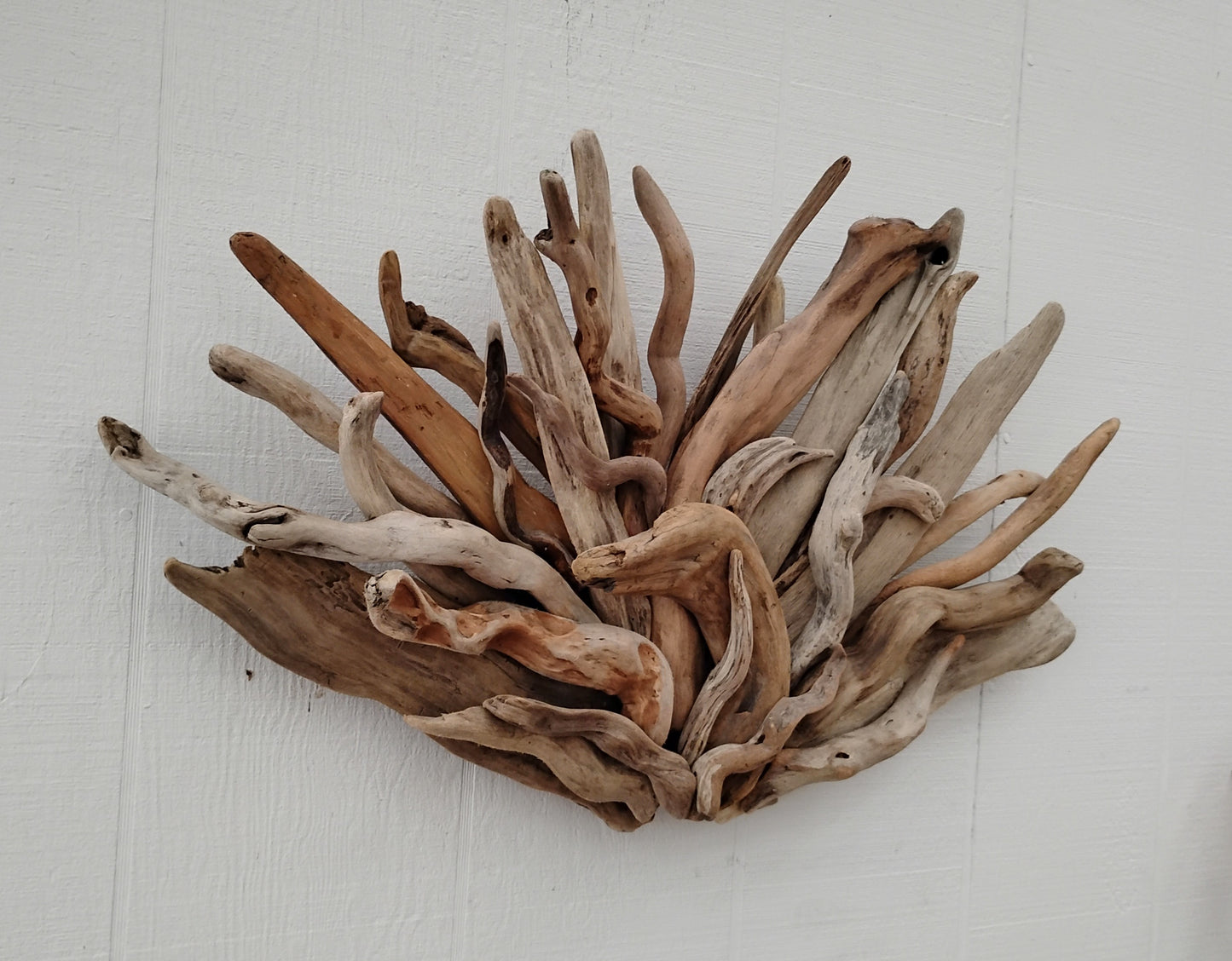 Driftwood Art Sculpture Fireplace Mantel Decor