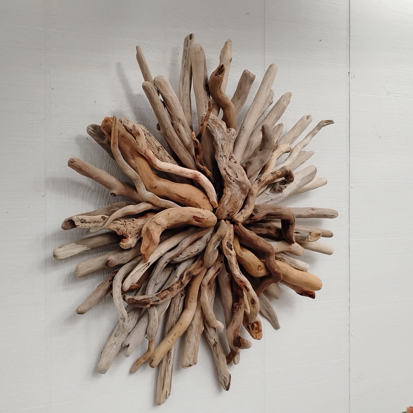 Driftwood Starburst Round Driftwood Wall Hanging