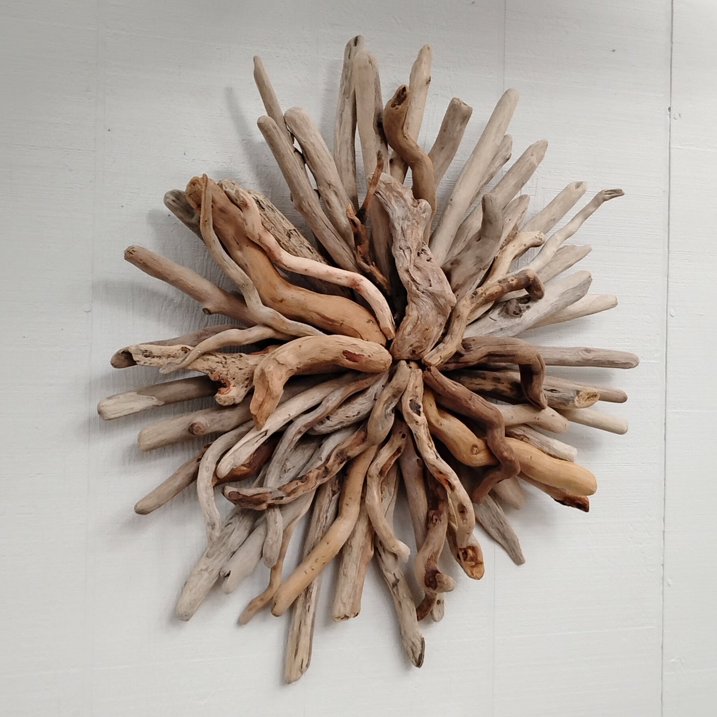Driftwood Starburst Round Driftwood Wall Hanging