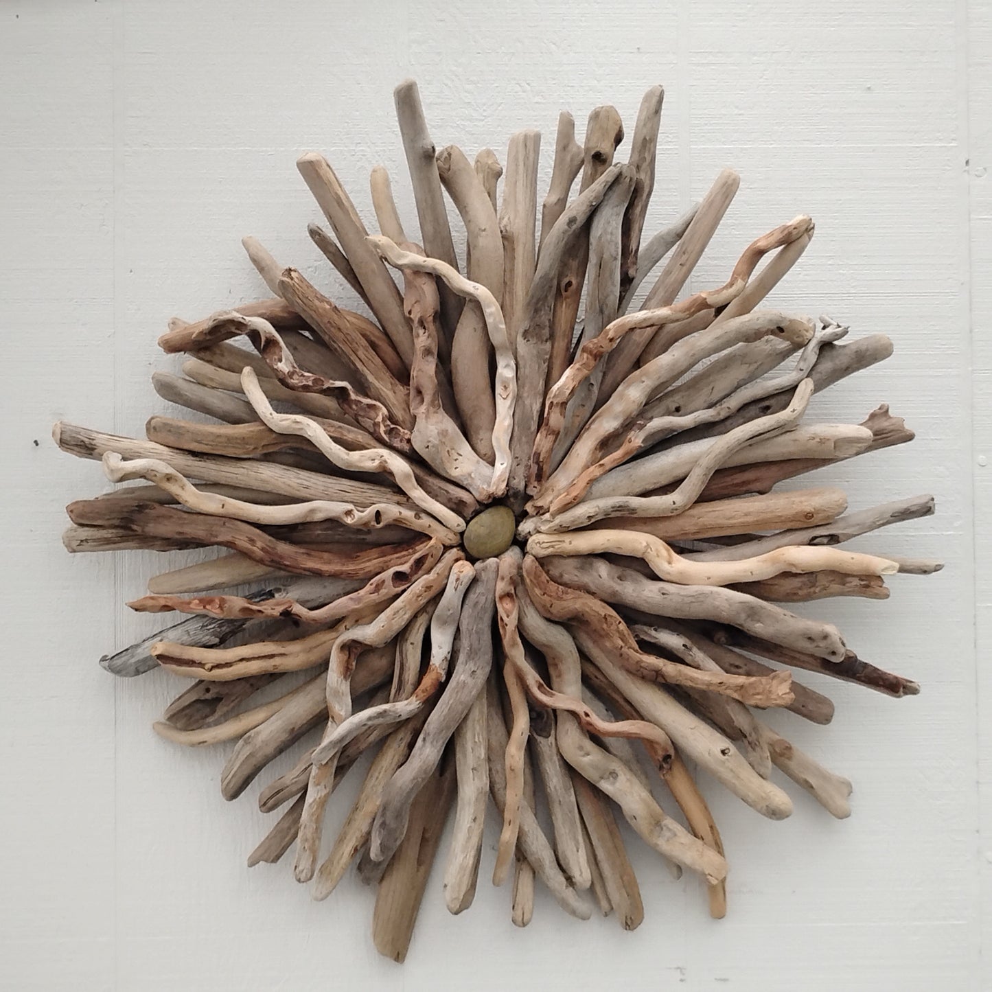 Driftwood Art Round Wall Sculpture
