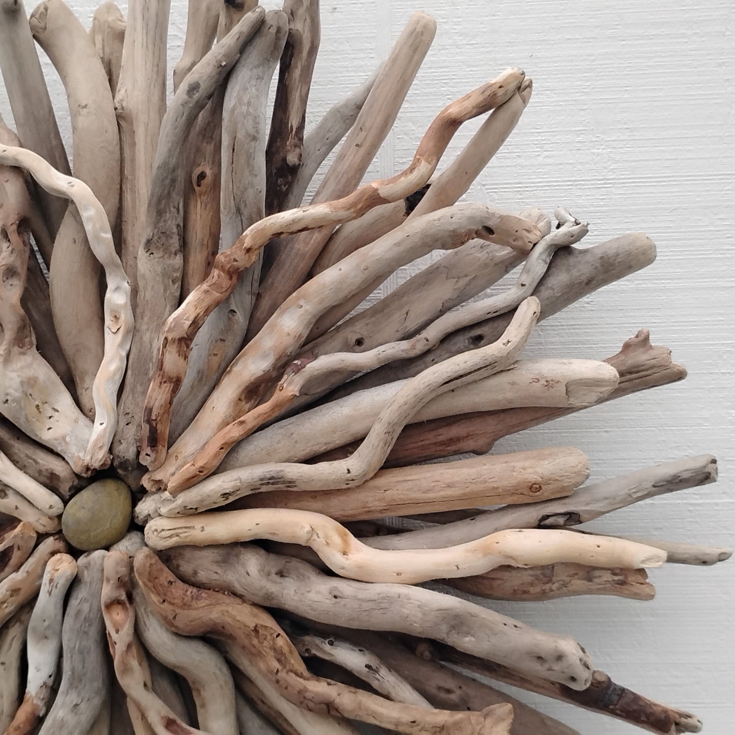 Driftwood Art Round Wall Sculpture