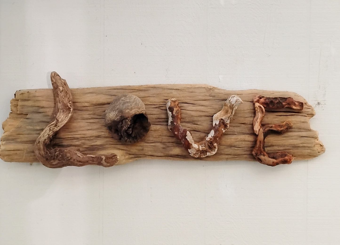 Inspirational Sign Rustic Wood LOVE Sign Driftwood Wall Art