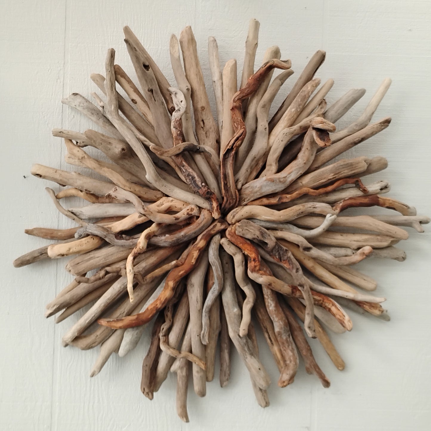 Driftwood Starburst Round Driftwood Wall Hanging