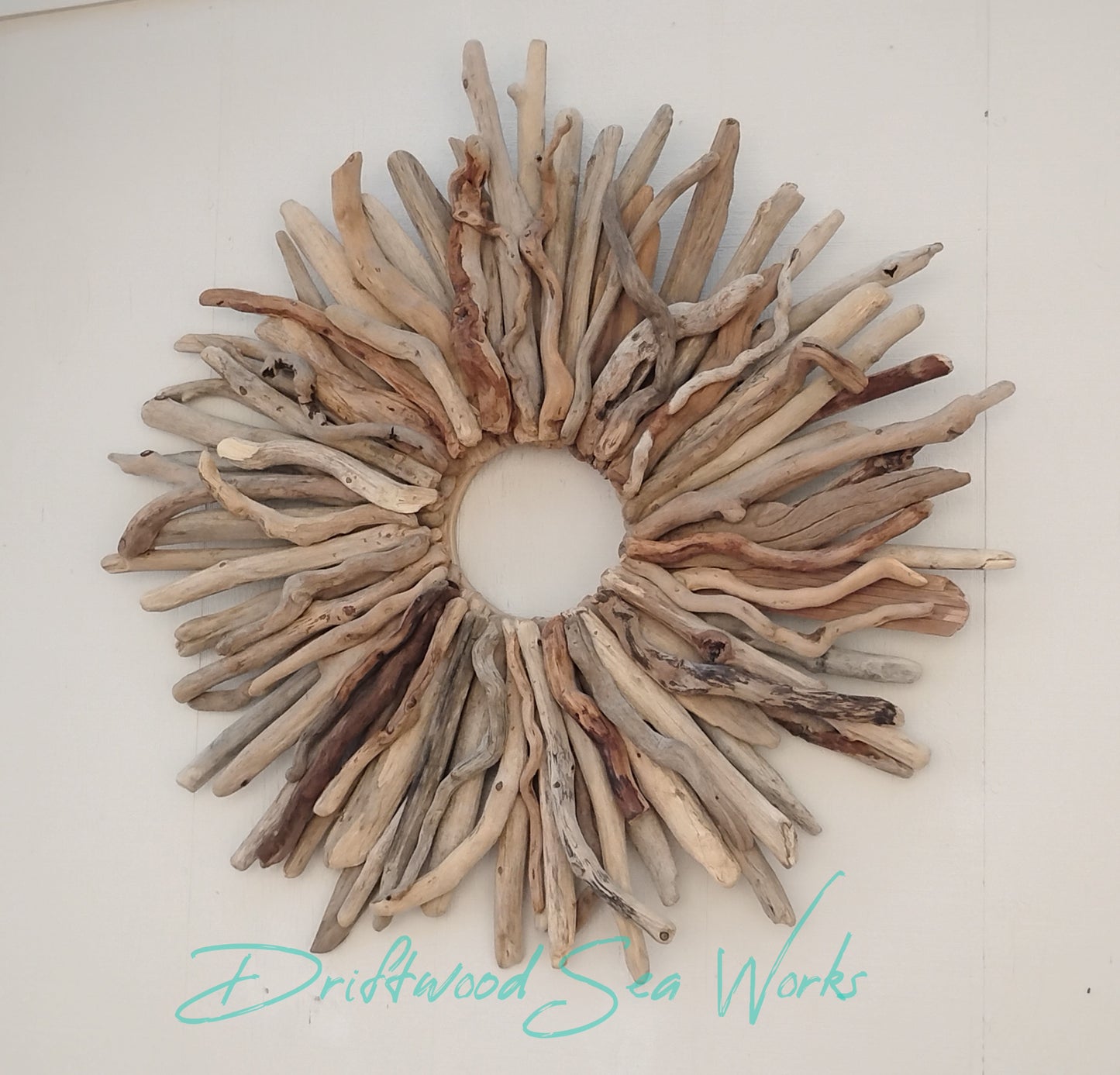 Large Natural Driftwood Starburst Wreath