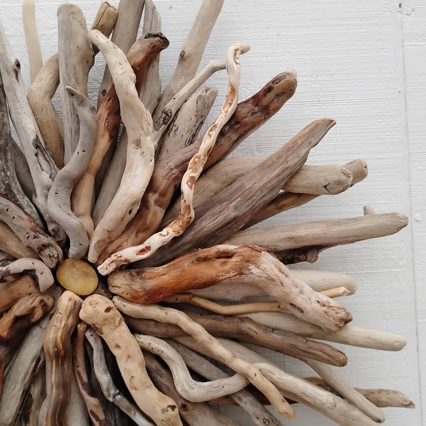 Driftwood Art Round Wall Sculpture