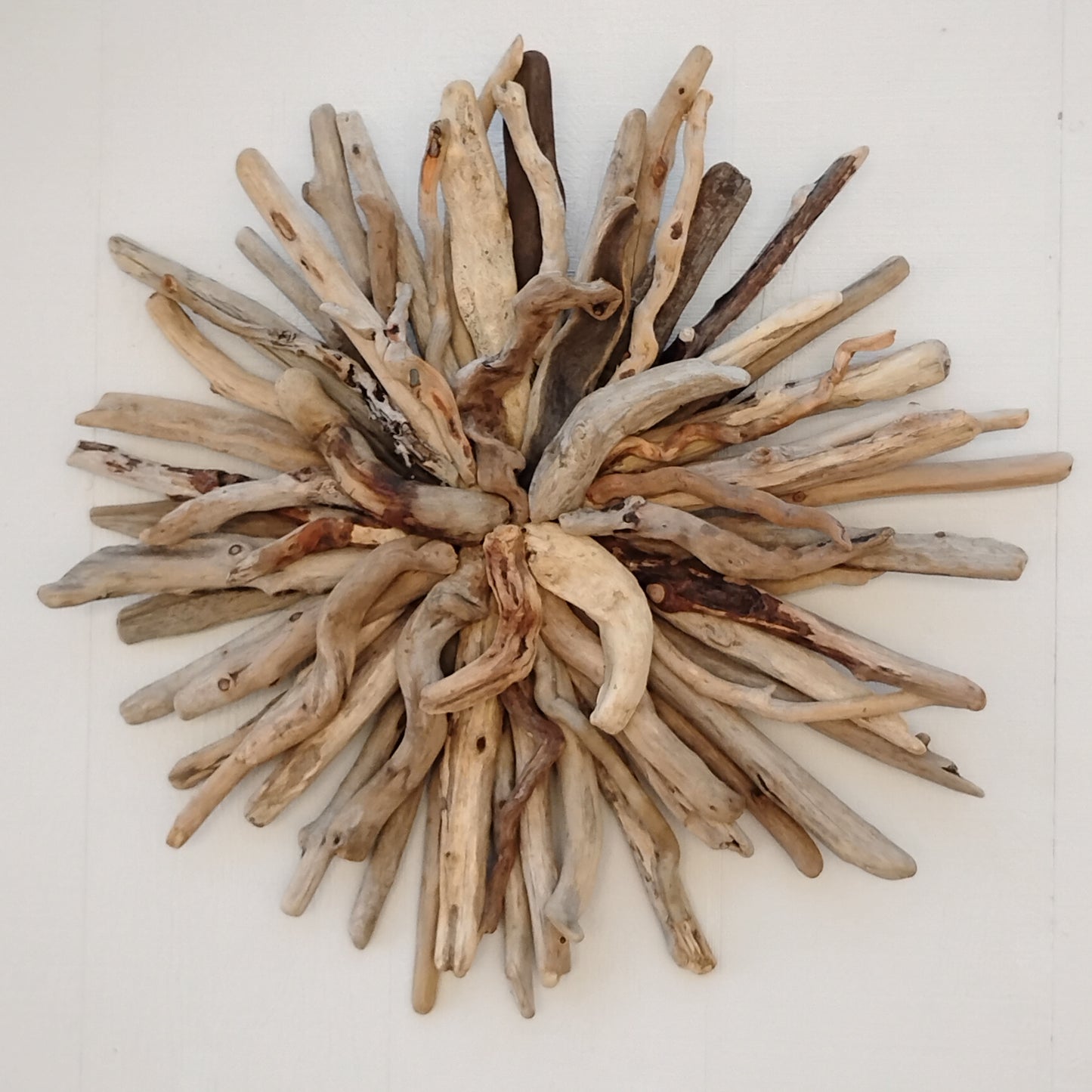 Driftwood Art Round Wall Sculpture