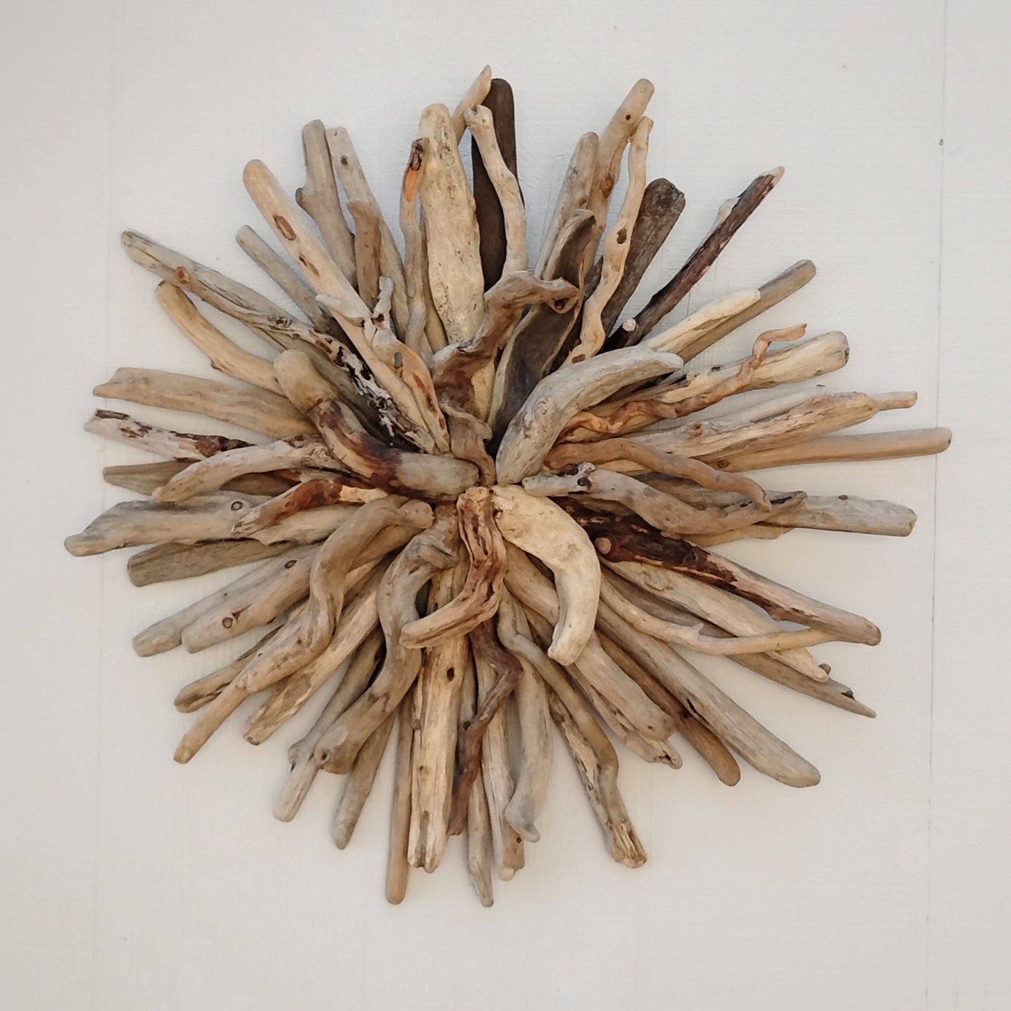 Driftwood Art Round Wall Sculpture