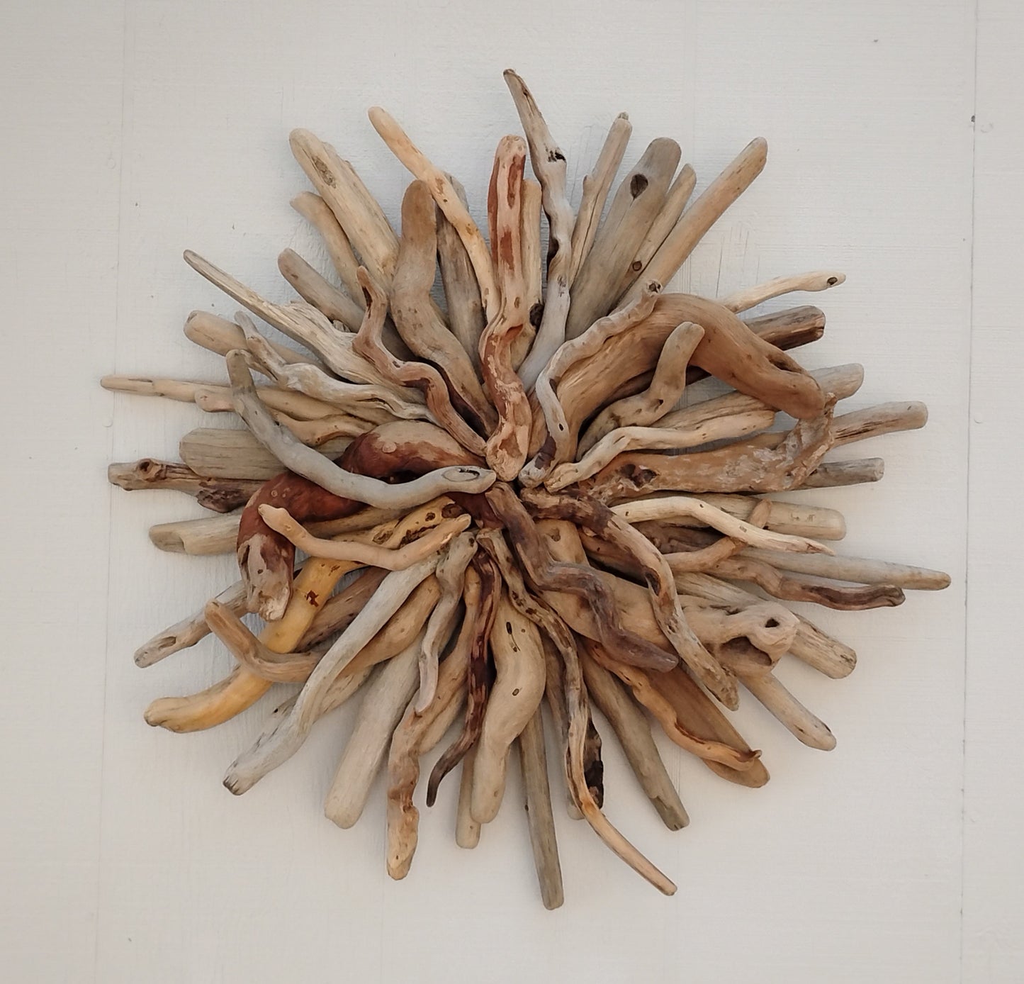 Driftwood Art Starburst Wall Hanging