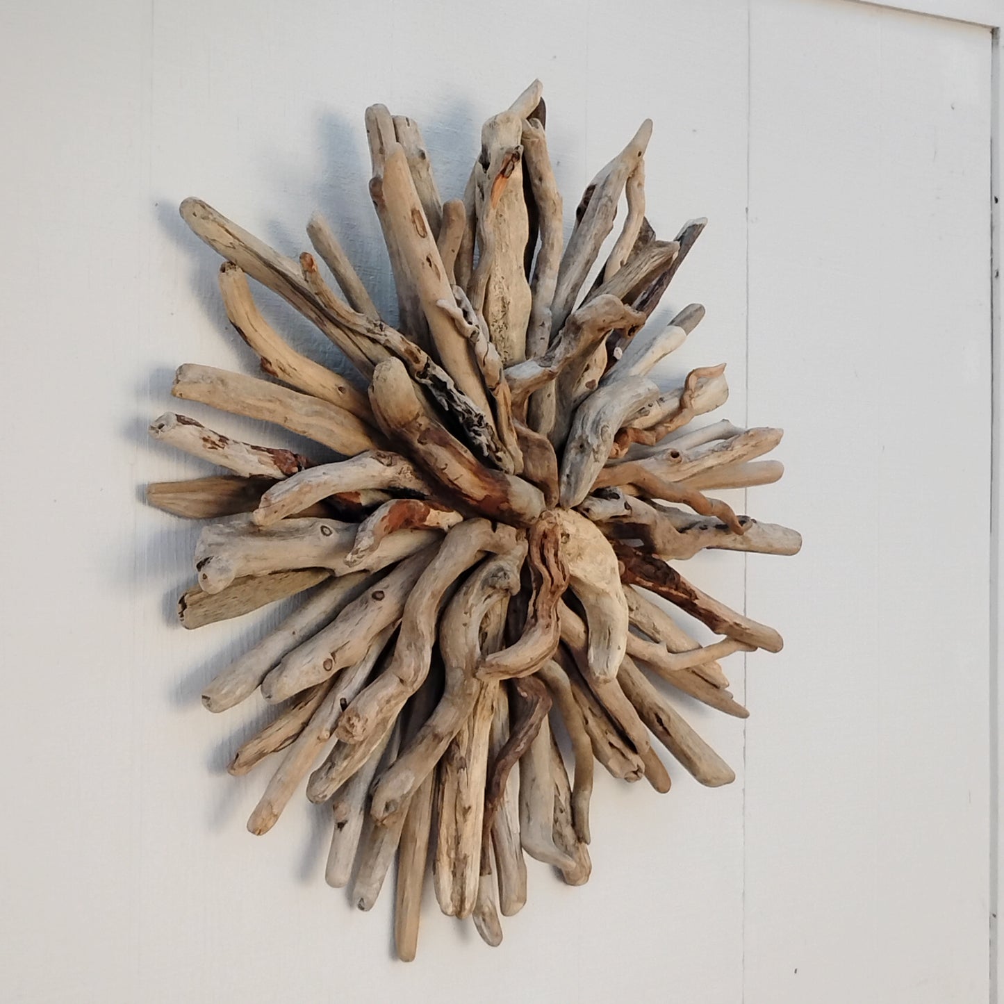 Driftwood Art Round Wall Sculpture