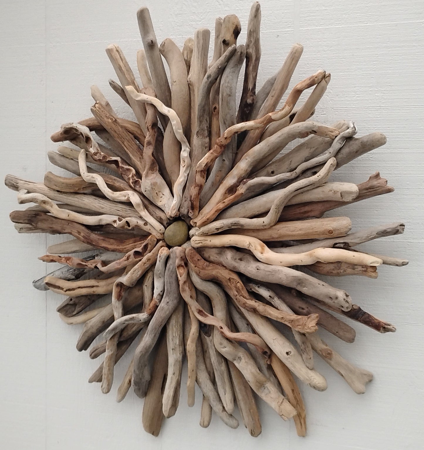 Driftwood Art Round Wall Sculpture