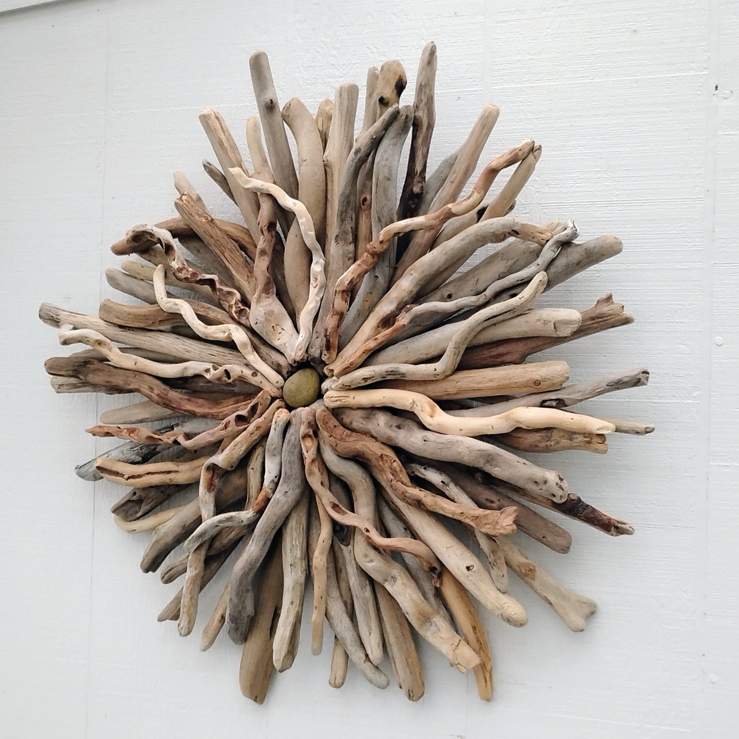 Driftwood Art Round Wall Sculpture