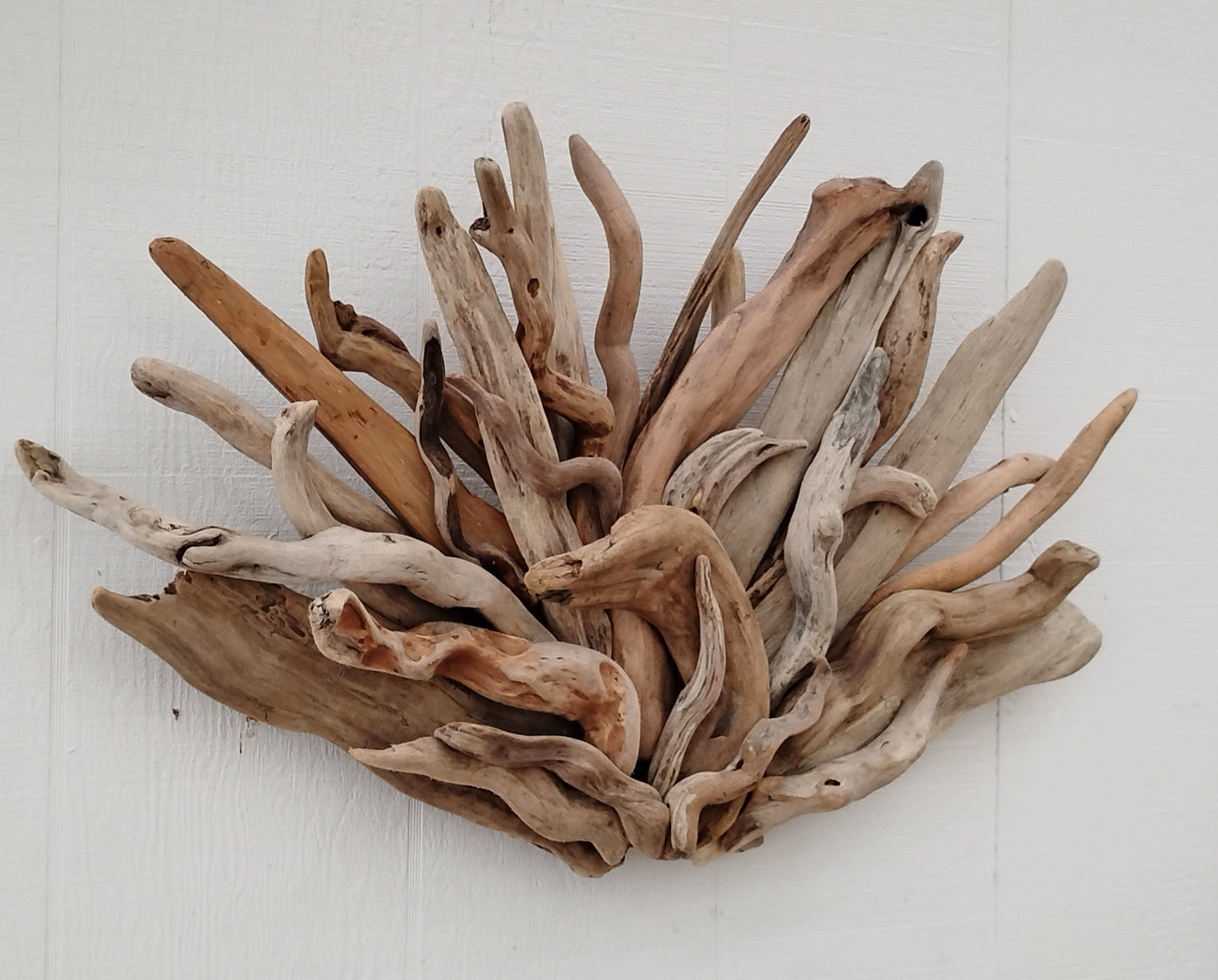 Driftwood Art Sculpture Fireplace Mantel Decor