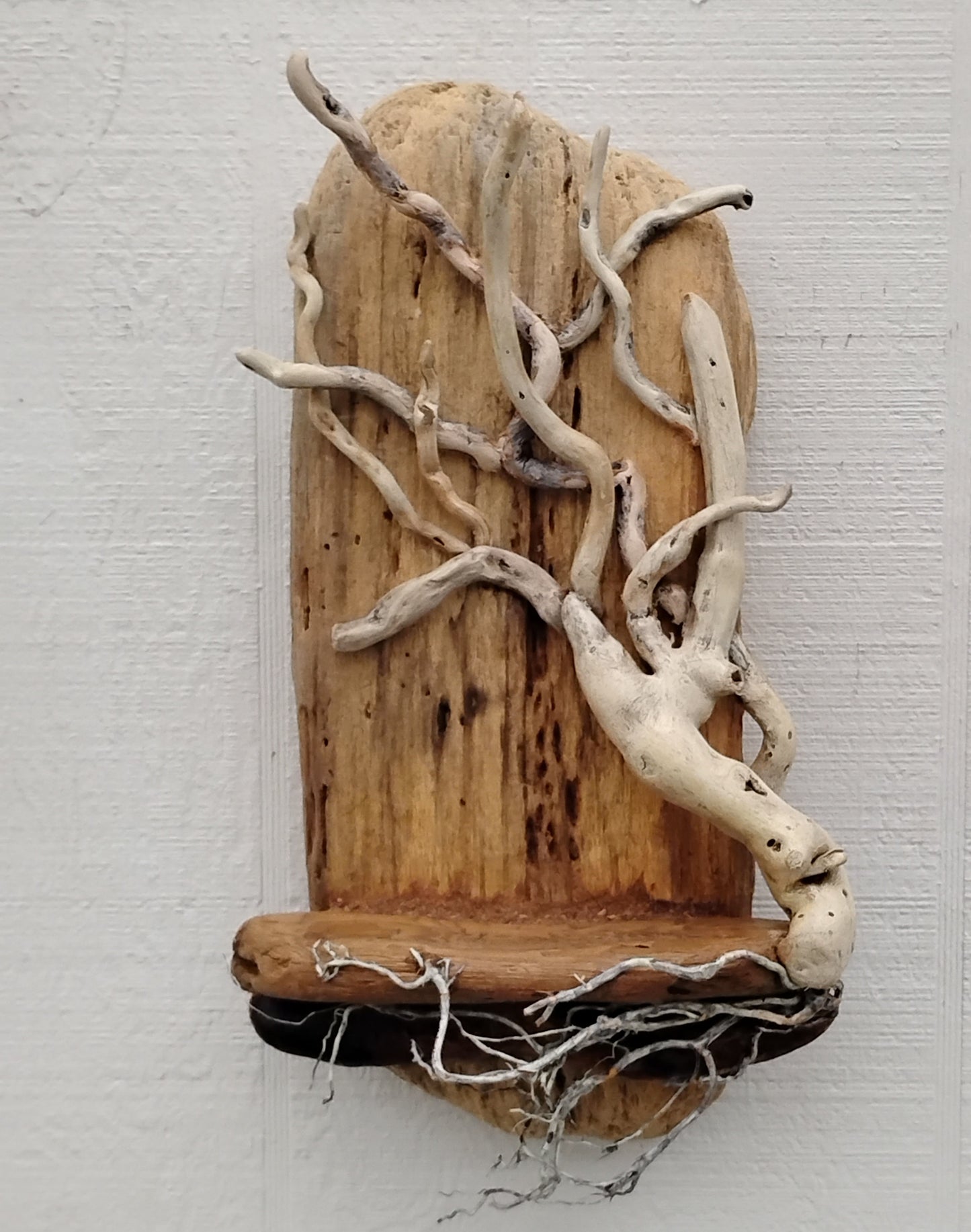 Driftwood Tree Wall Art Beach Cottage Decor