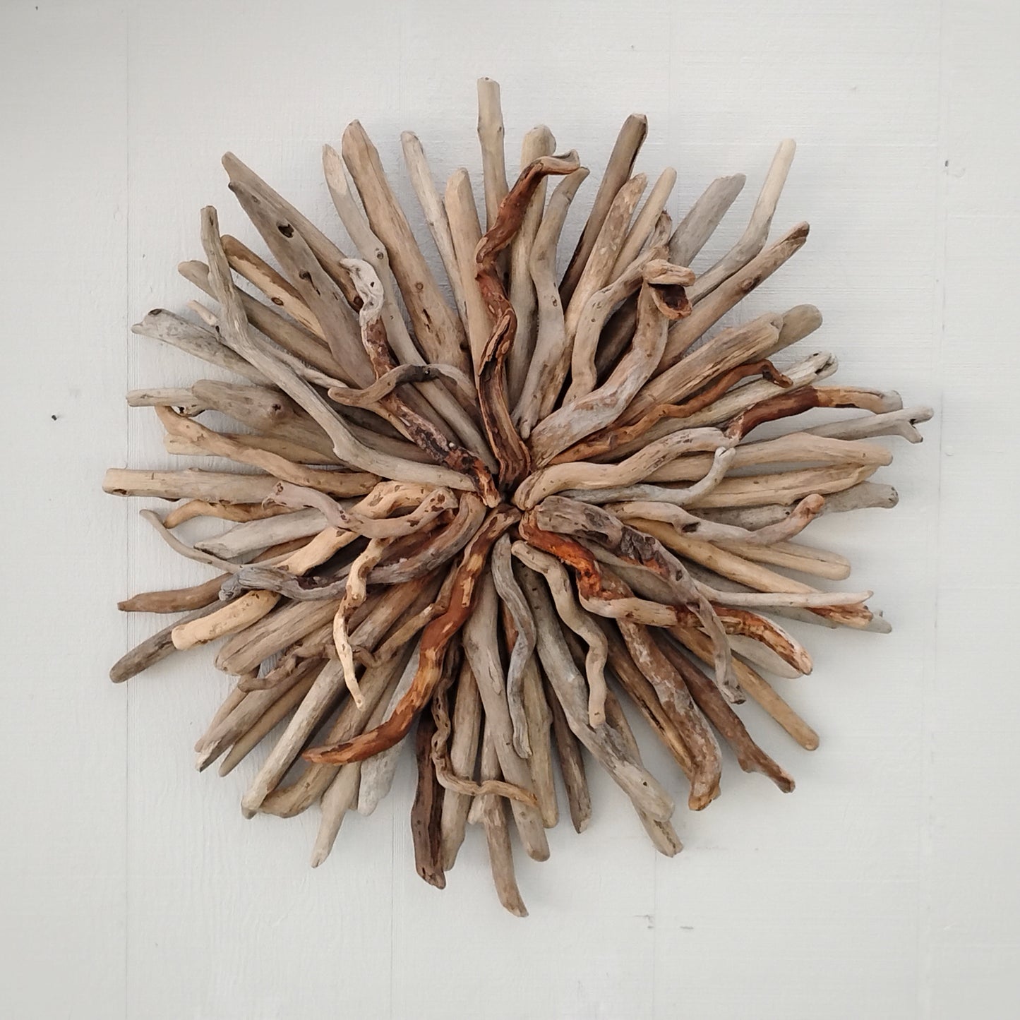 Driftwood Starburst Round Driftwood Wall Hanging