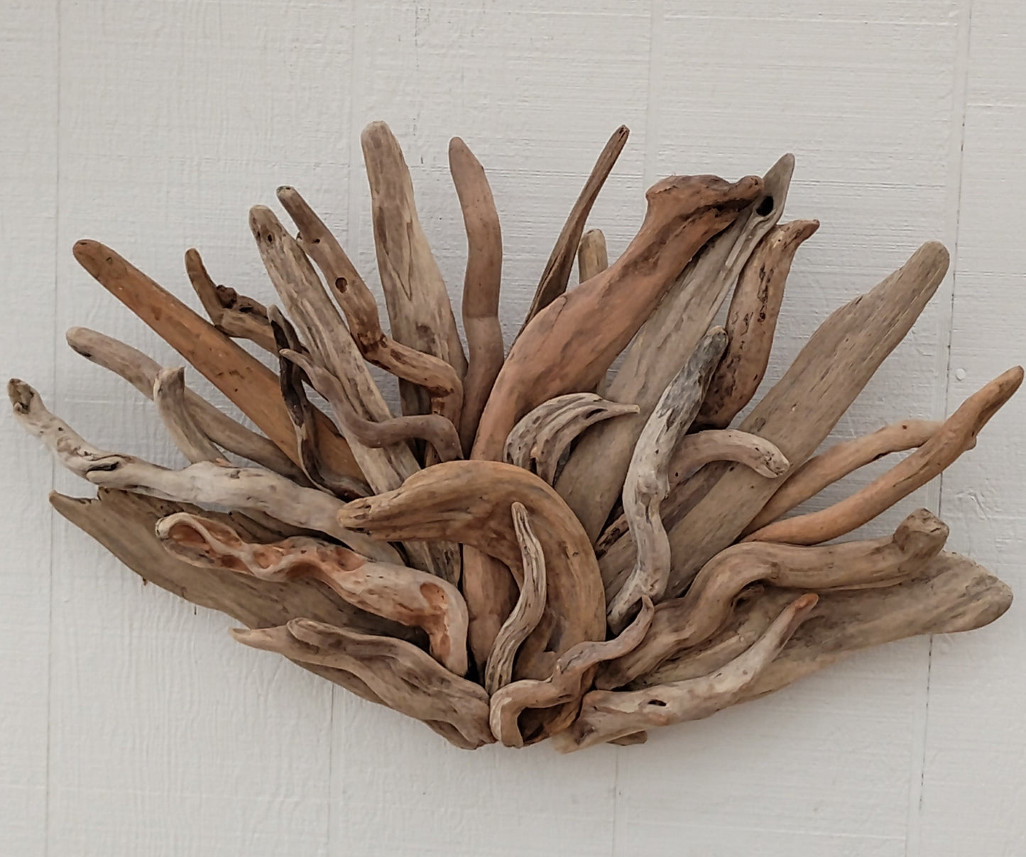 Driftwood Art Sculpture Fireplace Mantel Decor