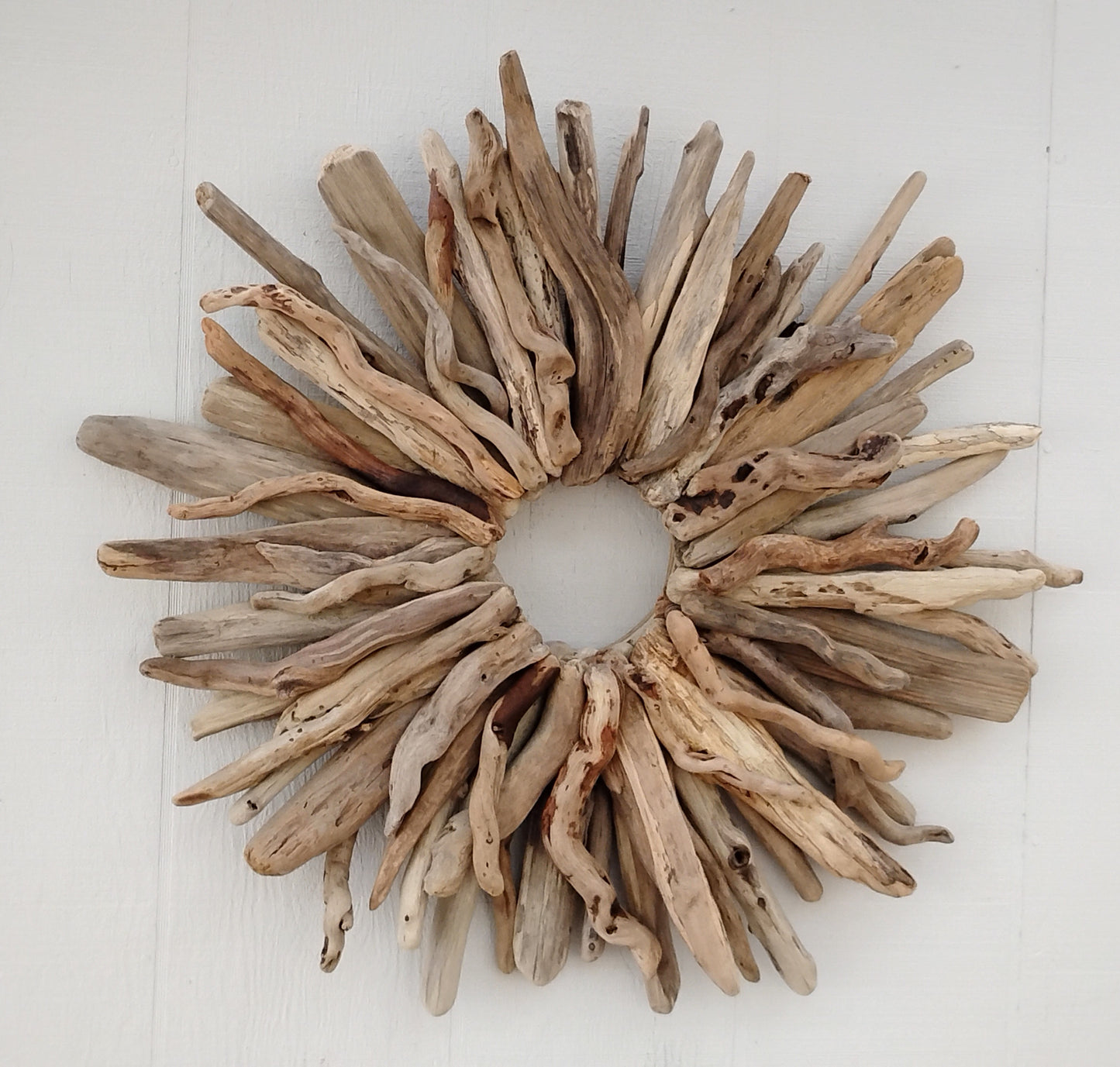 Large Driftwood Wreath Oregon Made Handcrafted Beach Cottage Wall Art