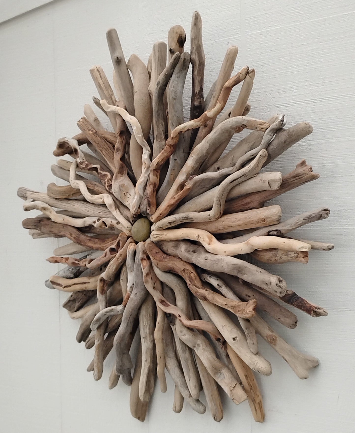 Driftwood Art Round Wall Sculpture
