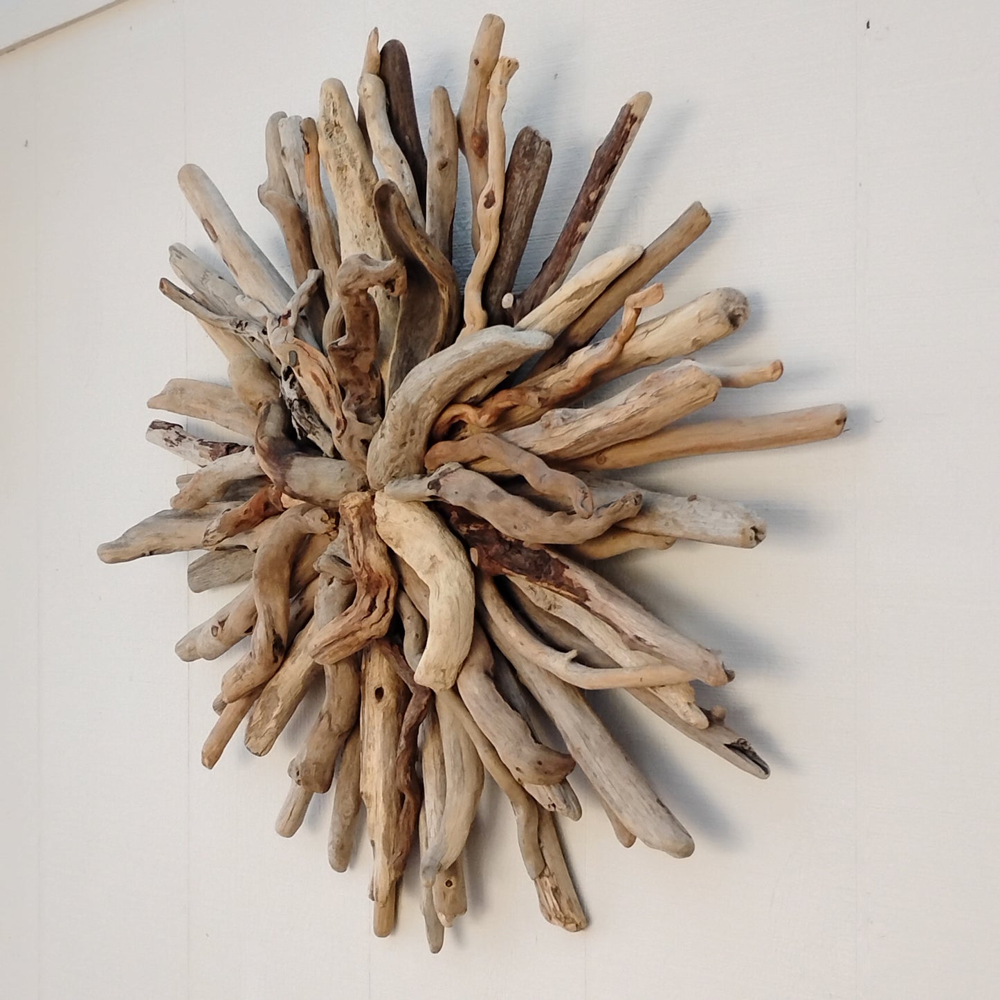 Driftwood Art Round Wall Sculpture