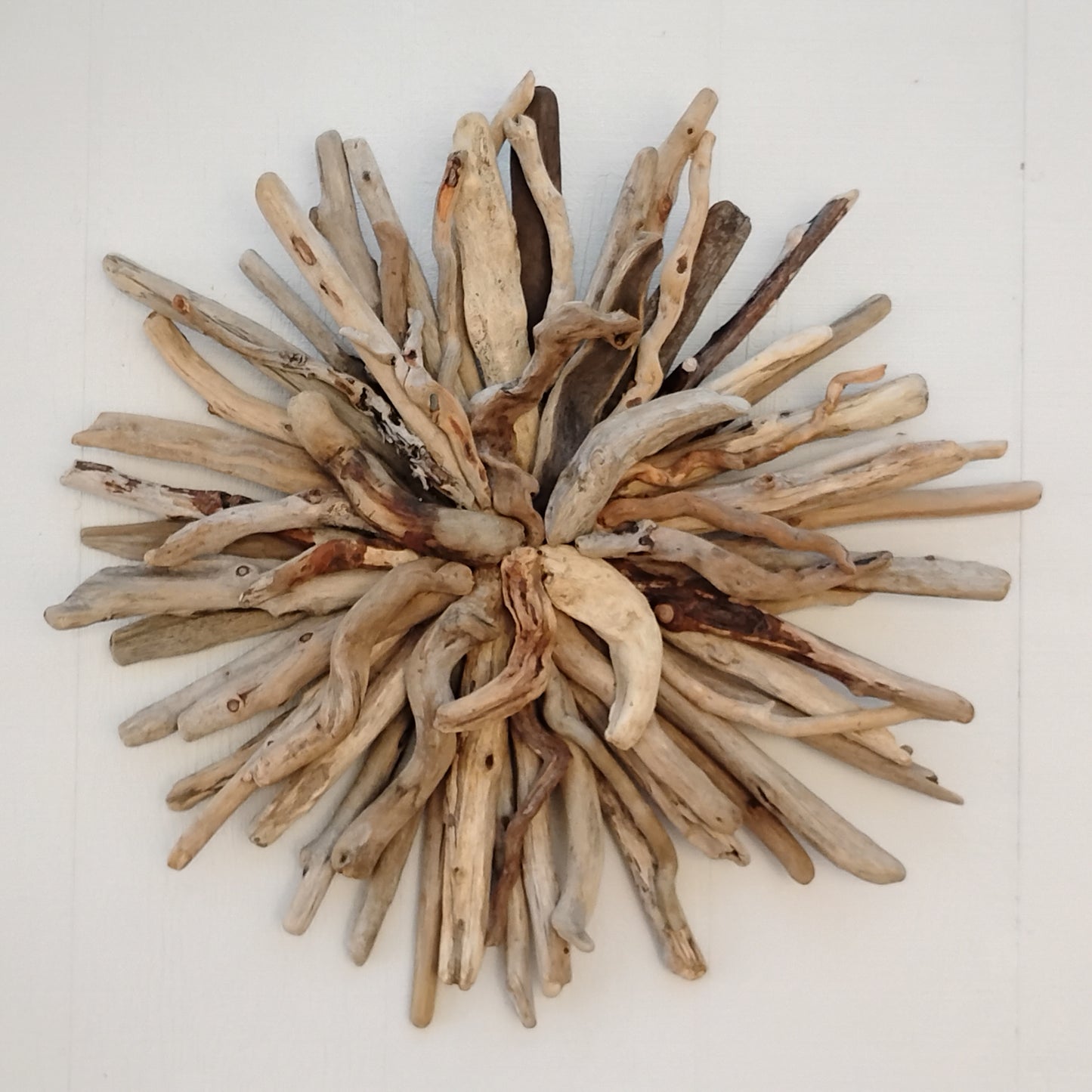 Driftwood Art Round Wall Sculpture